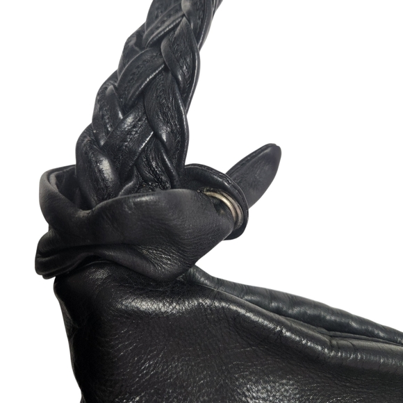 Renato Angi Venezia leather black shoulder bag - Picture 12 of 15